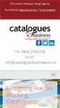 Mobile Screenshot of catalogues4business.co.uk
