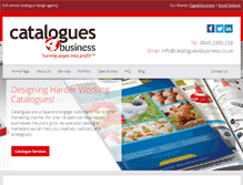 Tablet Screenshot of catalogues4business.co.uk